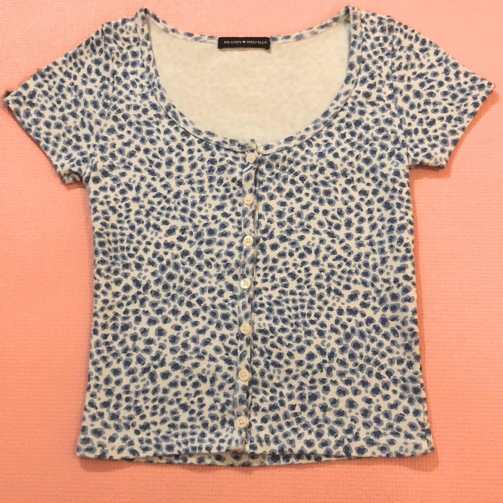 Brandy Melville cheetah top